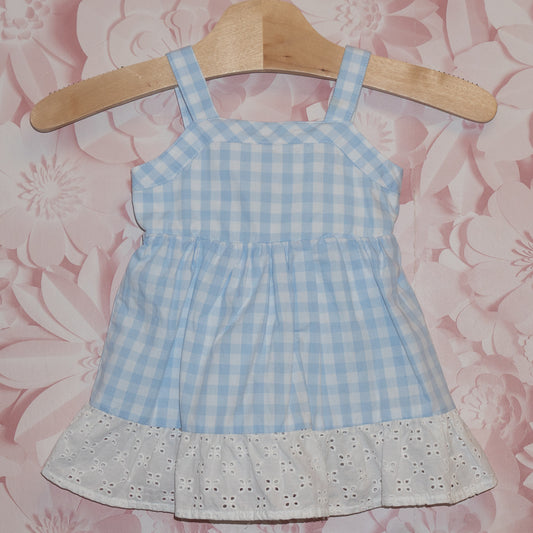 Gingham Dress Size 0-3m