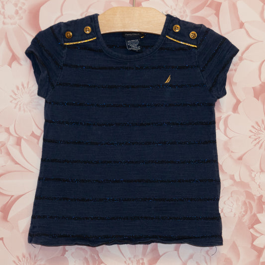 Sparkle Strip Tee Size 3T