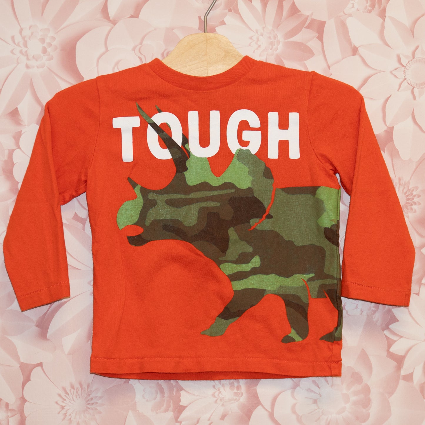 Tough Triceratops Tee Size 2T