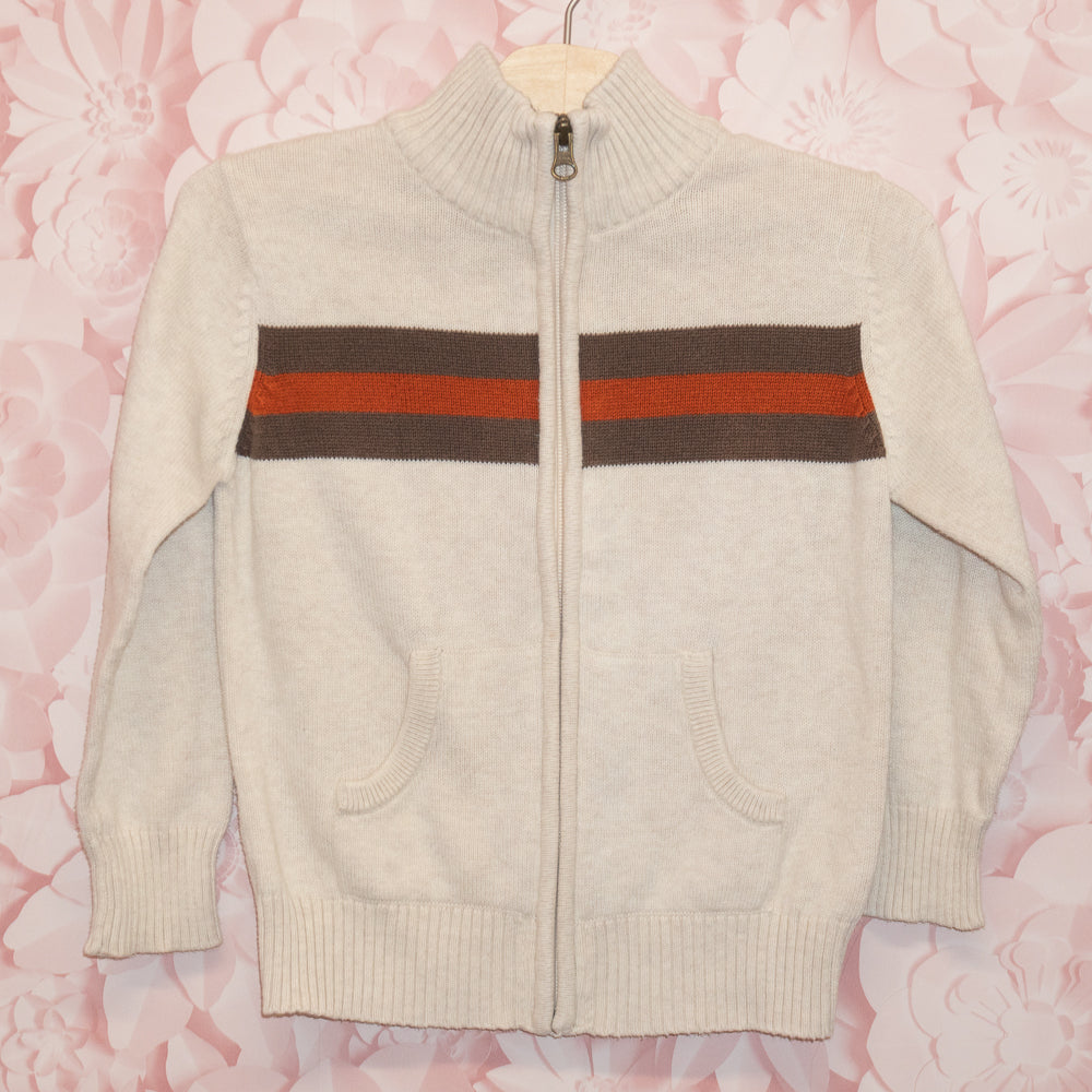 Zip Knit Sweater Size 5T