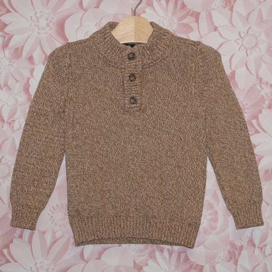 Brown Knit Sweater Size 4T