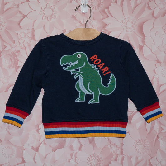 Dino Roar Crewneck Size 18-24m