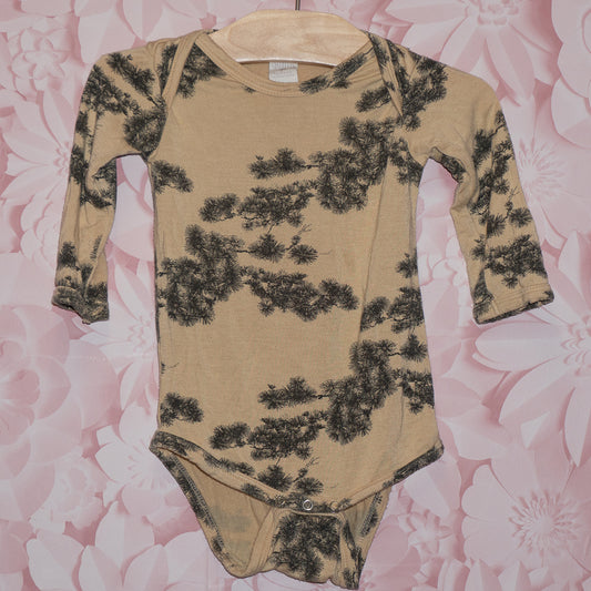 Branch Print Onesie Size 6-12m