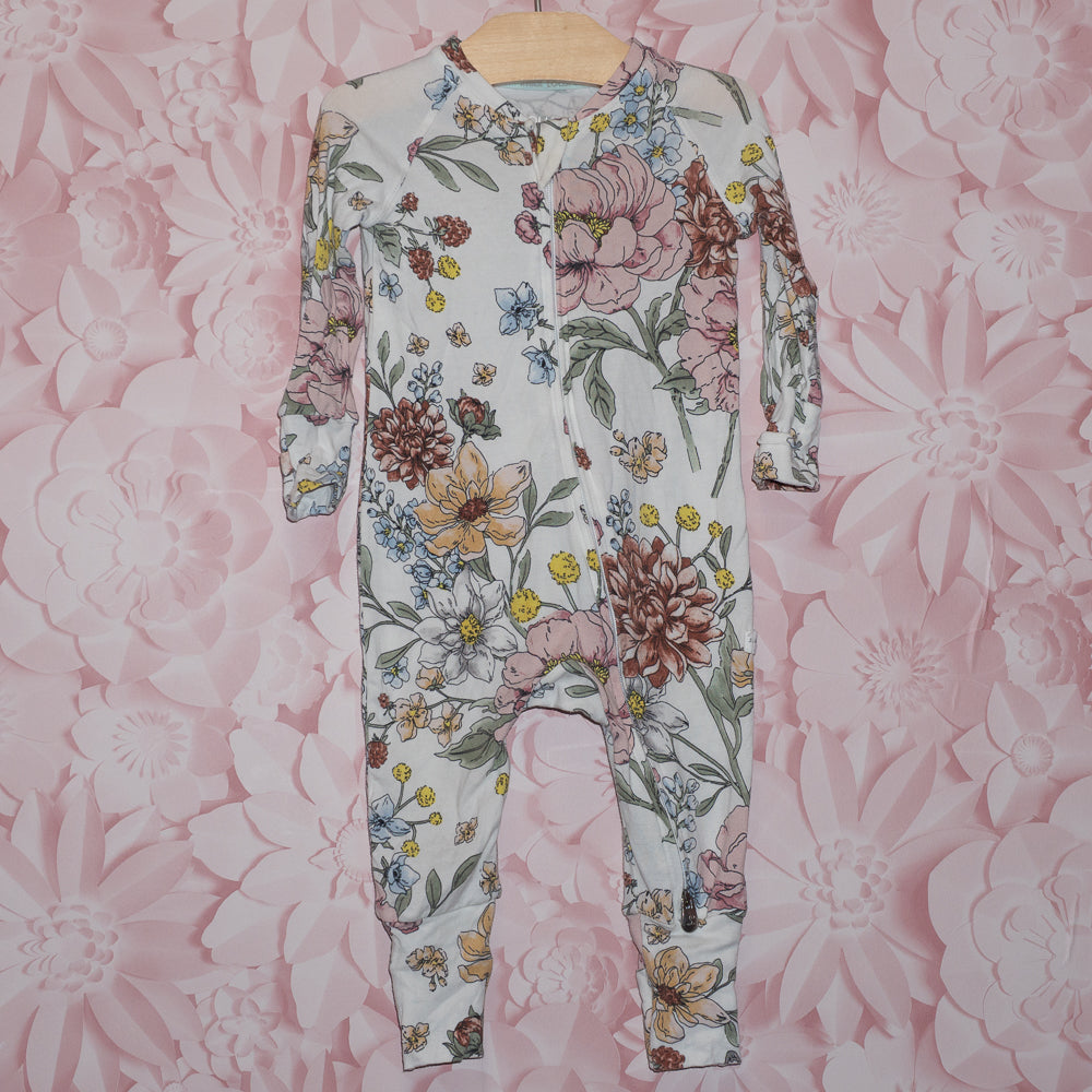 Floral Sleeper Size 3-6m