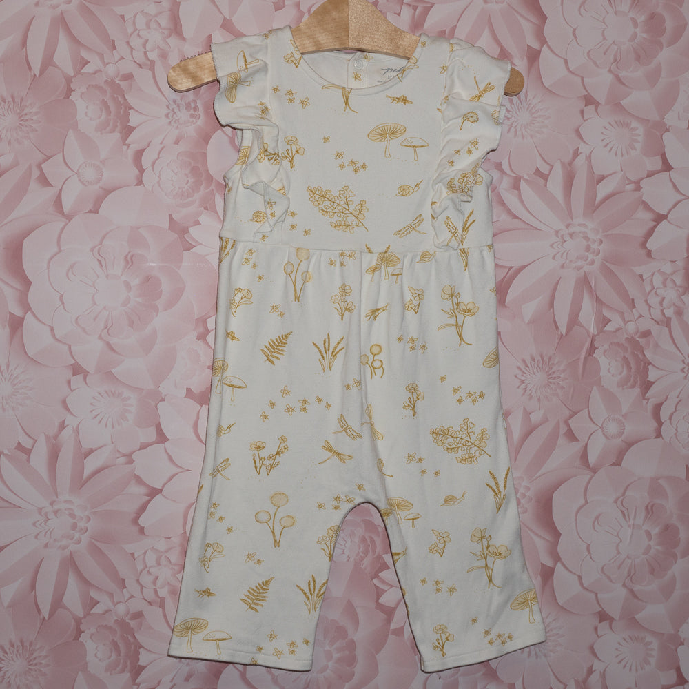 Ruffled Mushroom Romper Size 3T