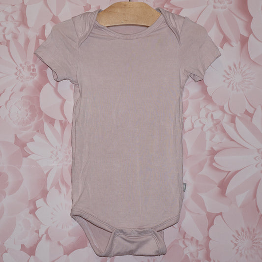 Pink Bamboo Shortsleeve Onesie Size 3-6m