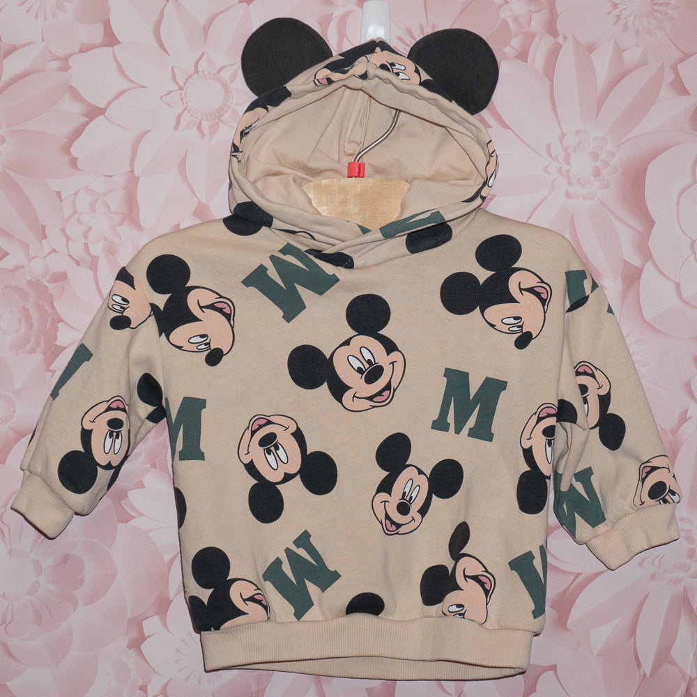 Mickey Ear Hoodie Size 9m