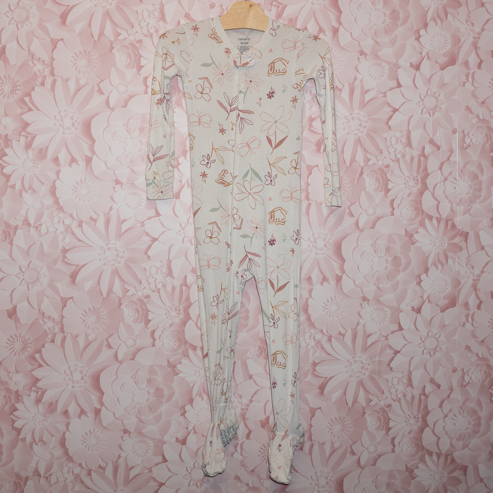 Floral Viscose Sleeper Size 3T