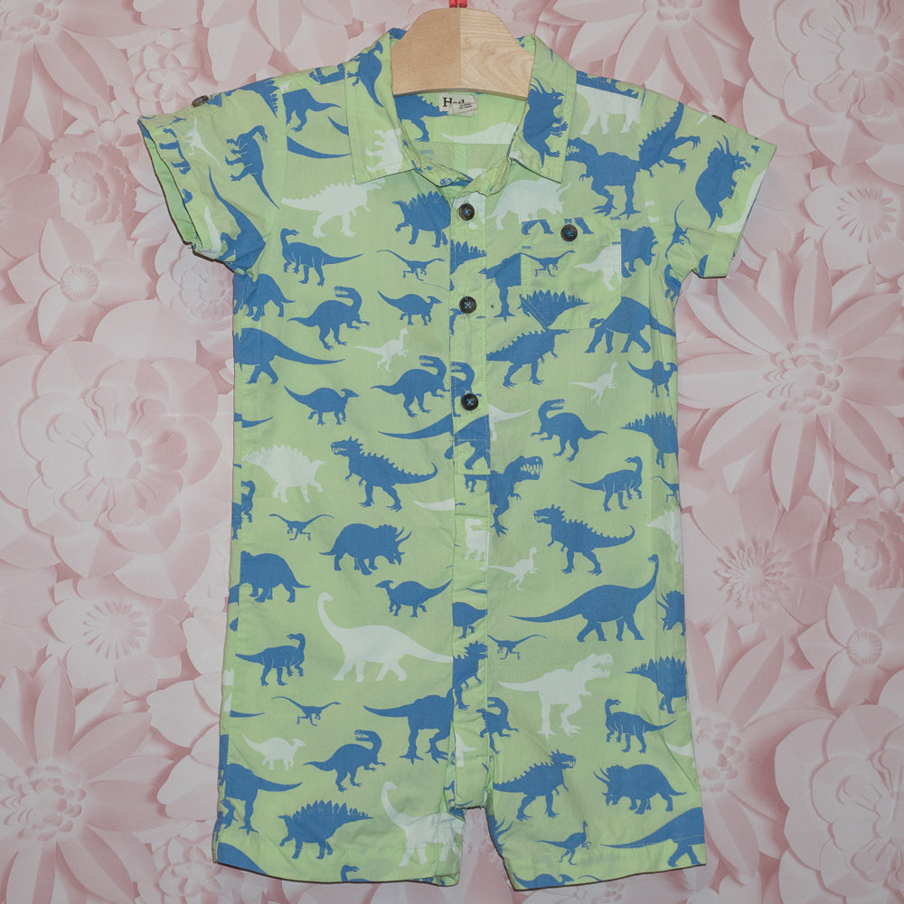 Dino Shortie Romper Size 18-24m