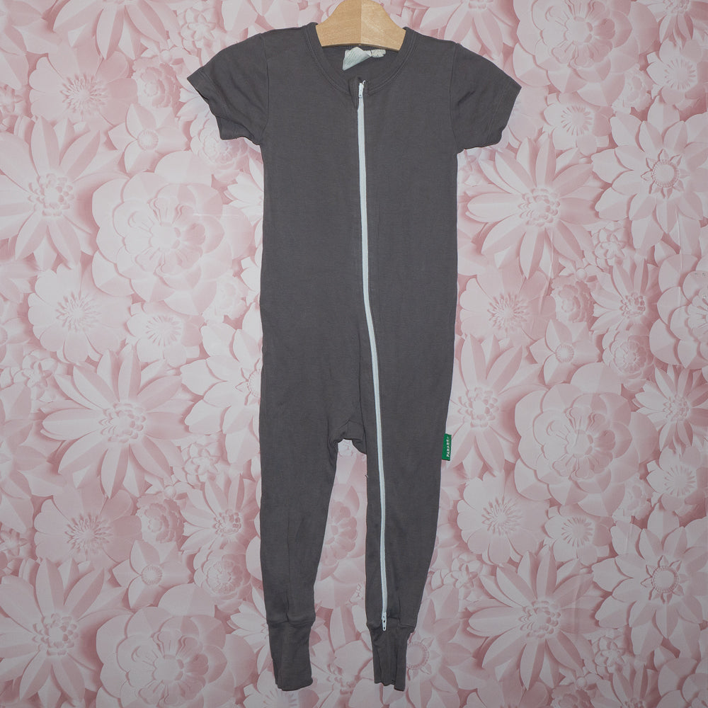 Gray Short Sleeve Romper Size 2T