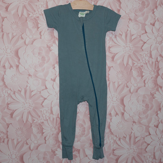 Green Short Sleeve Romper Size 2T