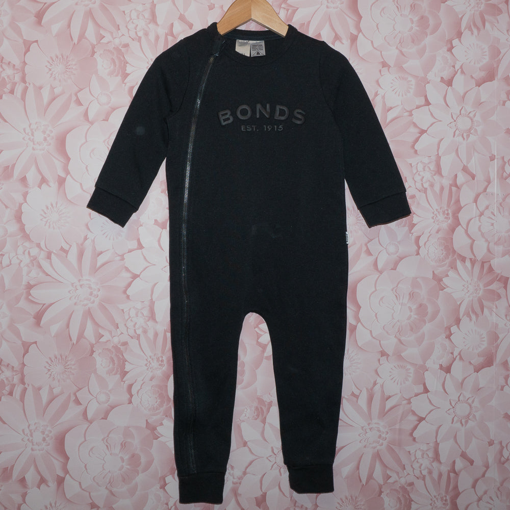 Black Bonds Romper Size 3 (Fits 2T)