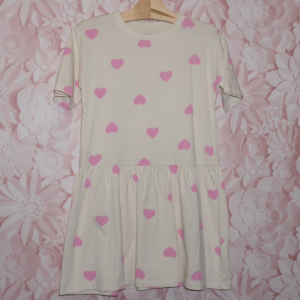 Heart Print Dress Size 6x/7