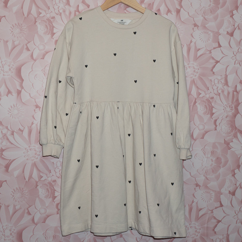 French Terry Heart Dress Size 6x/7