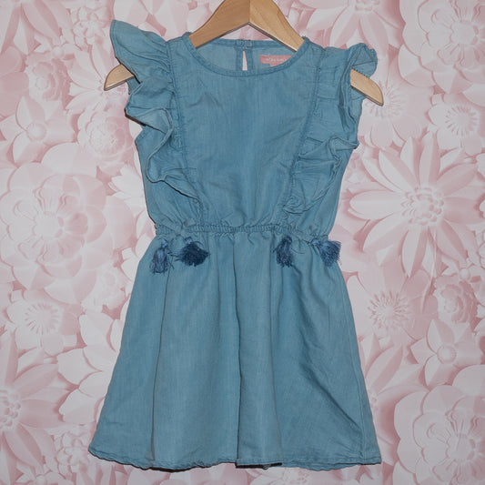 Ruffled Denim Dress Size 3T