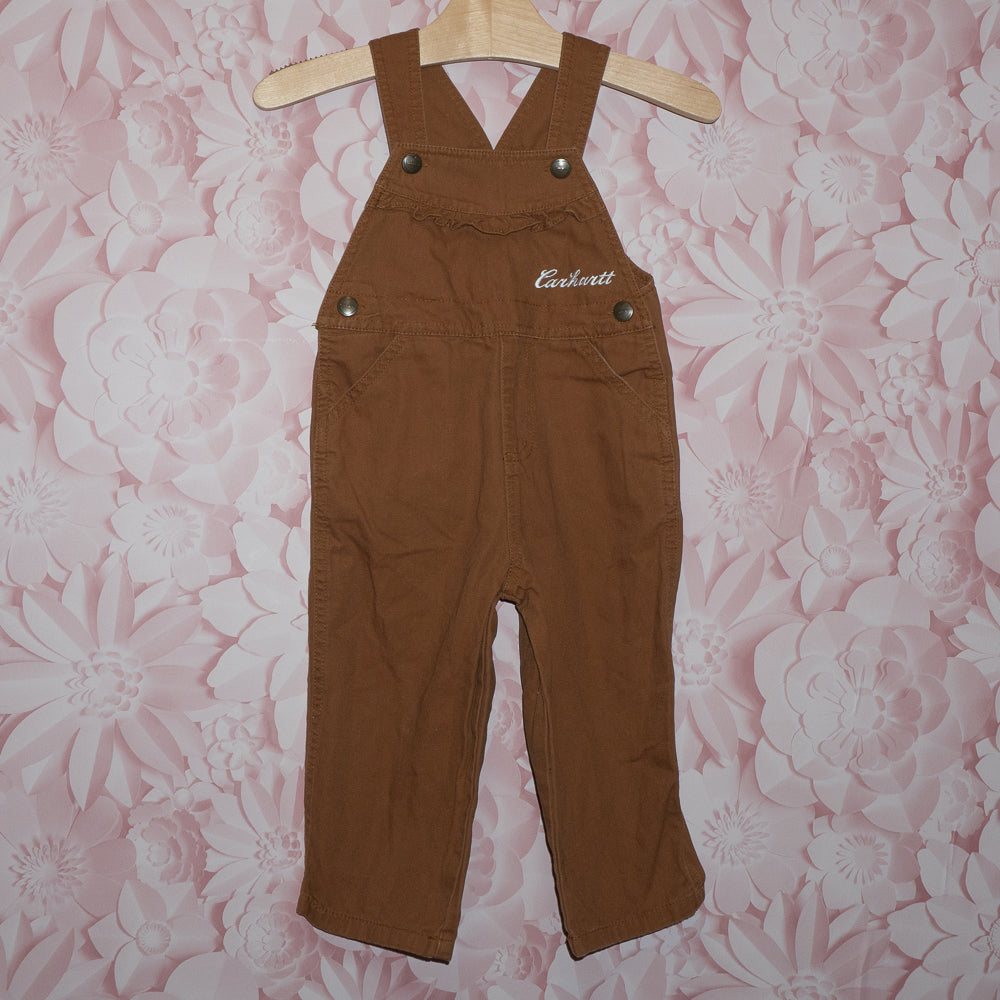 Ruffled Carhartt Overalls Size 2T
