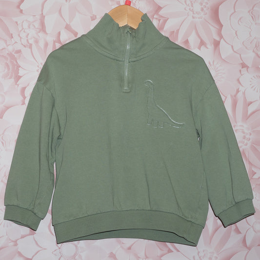 Dino Patch Zip Neck Size 4T