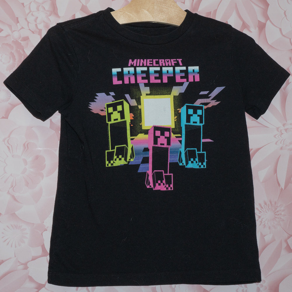 Minecraft Creeper Tee Size 5