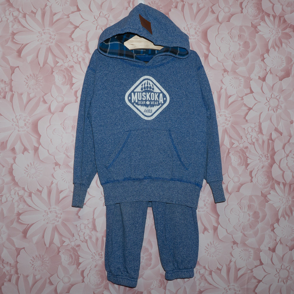 Blue Muskoka Bear Wear Set Size 4-5