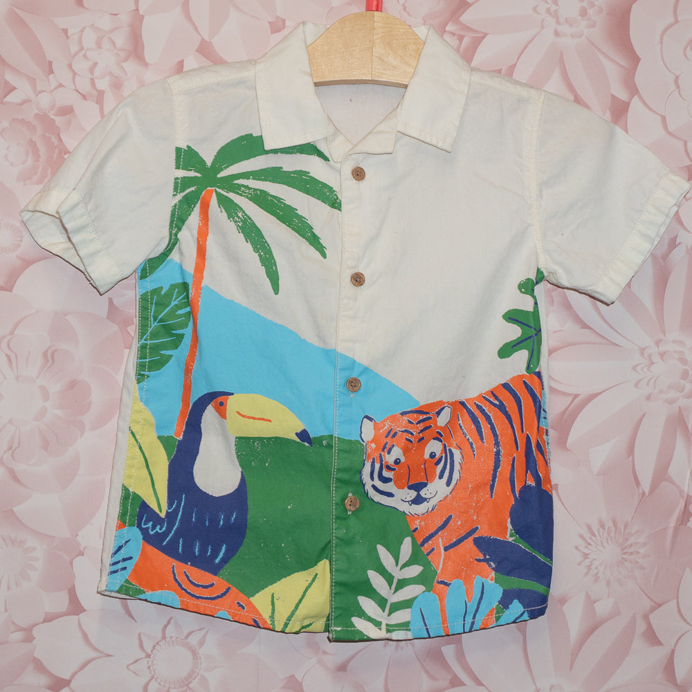 Toucan & Tiger Shirt Size 4