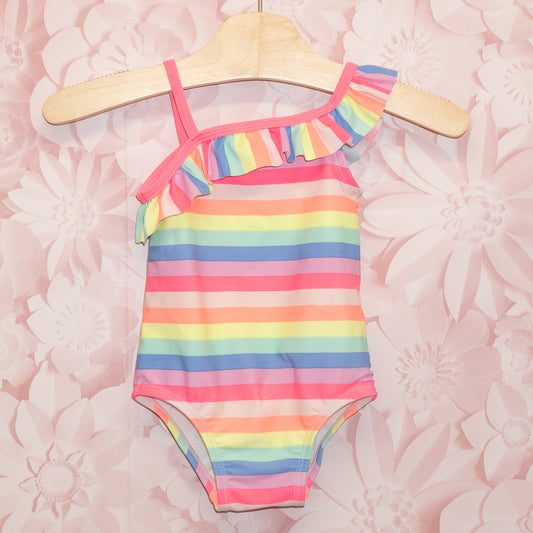 One Shoulder Swimsuit Size 12m