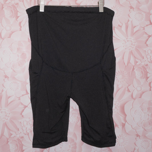 Black Maternity Bike Shorts Size M
