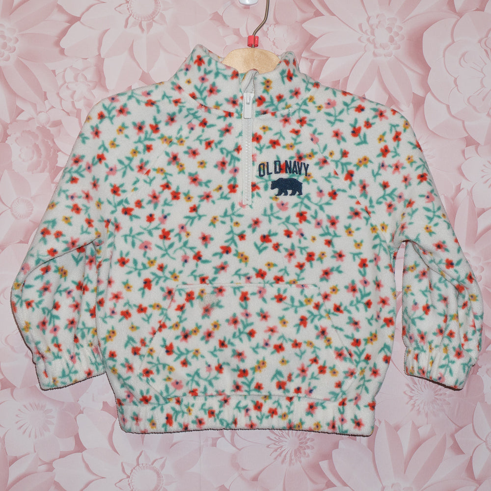Fleece Floral Pullover Size 3T