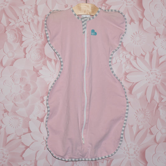 Pink Arms-Up 1.0 TOG Sleep Sack Size S (0-3m)