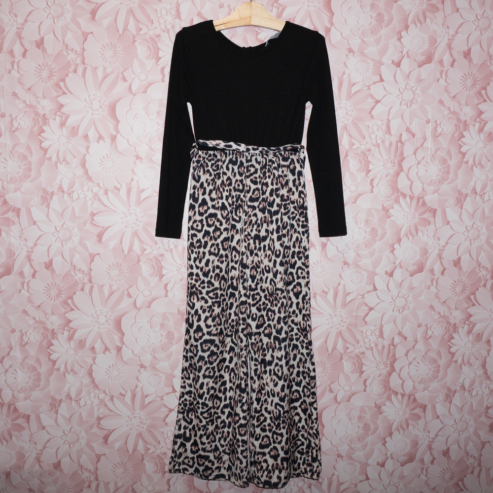 Leopard Print Jumpsuit Size 7/8