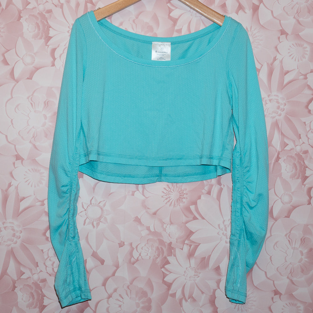 Athletic Longsleeve Crop Top Size 8