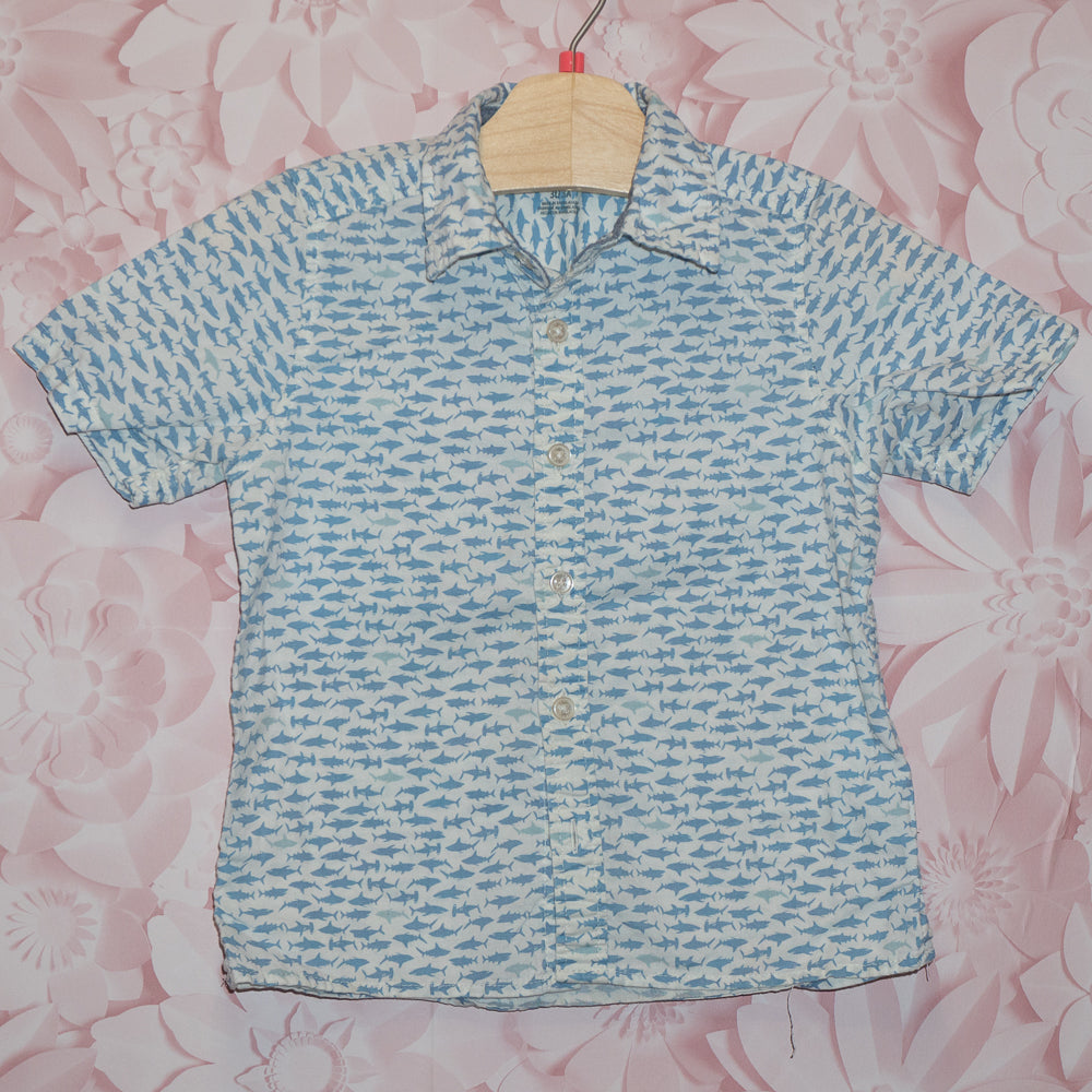 Shark Print Shirt Size 3T