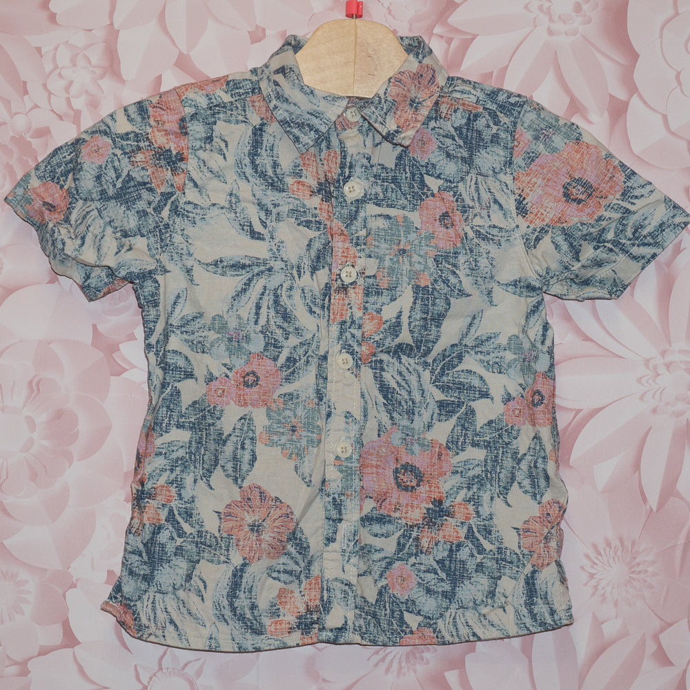 Floral Shirt Size 3T