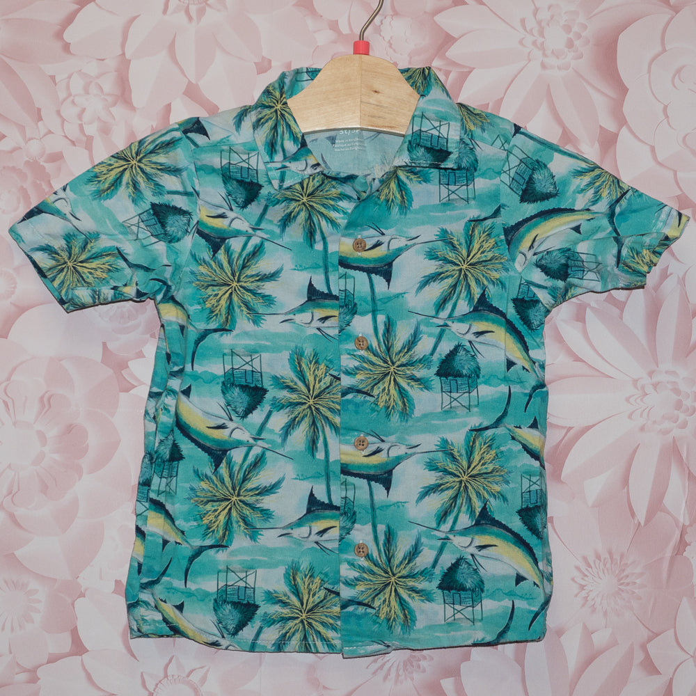 Marlin Tropical Shirt Size 3T