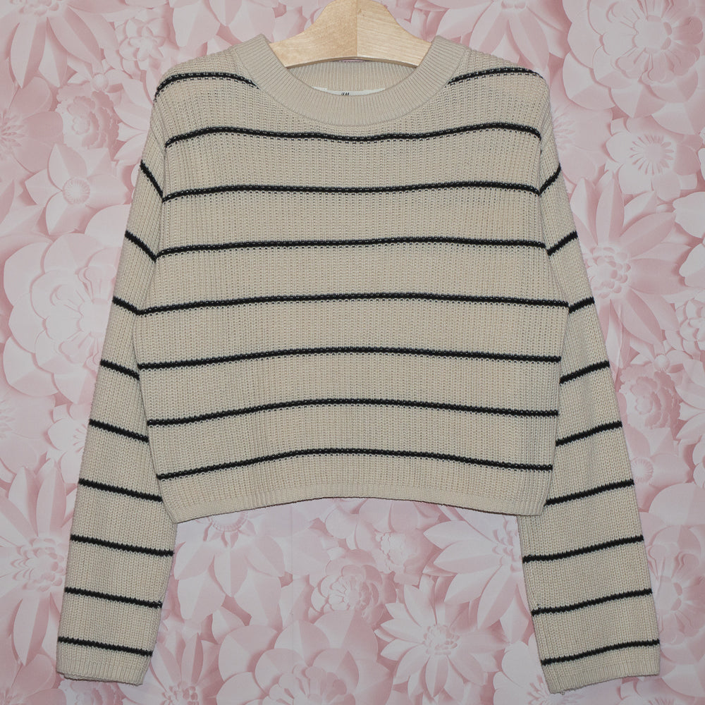 White Knit Sweater Size 8-10
