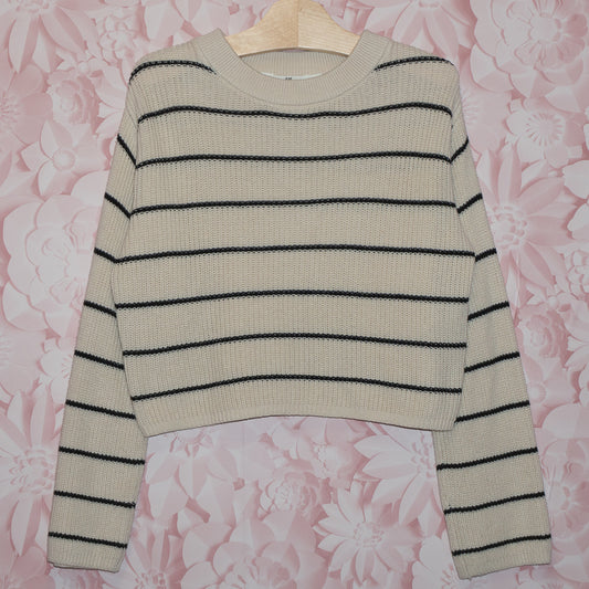 White Knit Sweater Size 8-10