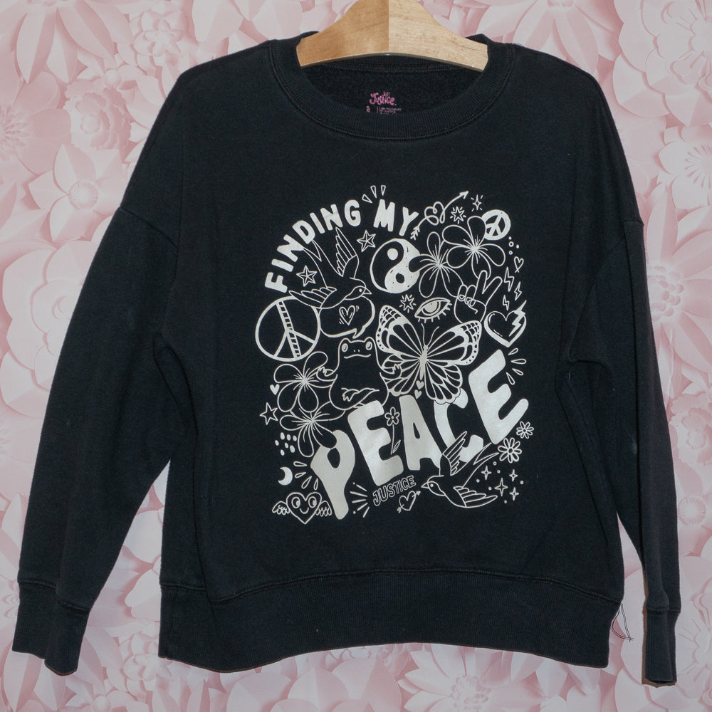 Finding My Peace Crewneck Size 7/8