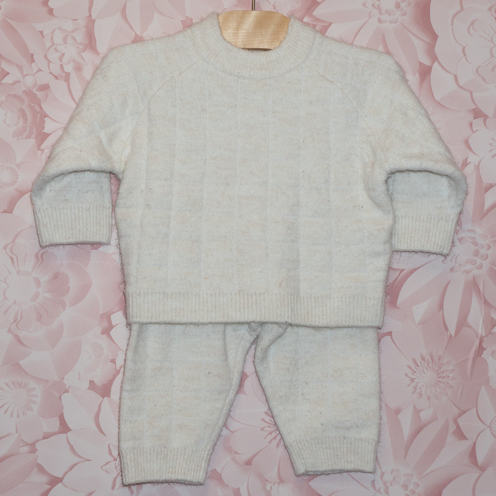 Checker Knit Set Size 12-18m
