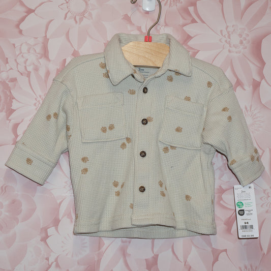 NWT Waffle Acorn Shirt Size 3m