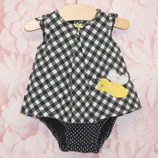 Bee Onesie Dress Size 0-3m