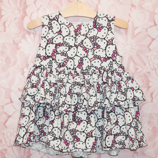 Hello Kitty Tiered Dress Size 2-4