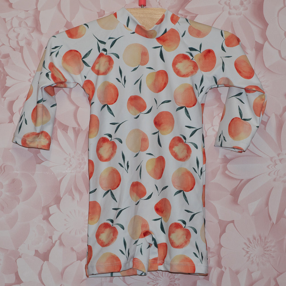 Peach Rashguard Swimsuit Size 6m