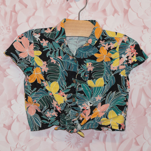 Linen Tropical Top Size 3T