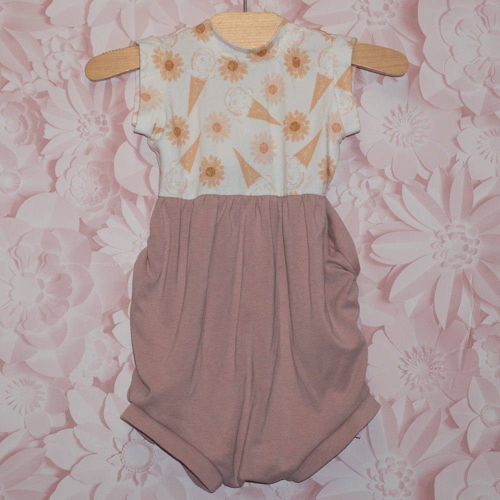 Ice Cream Grow-With-Me Romper Size 18m-4T