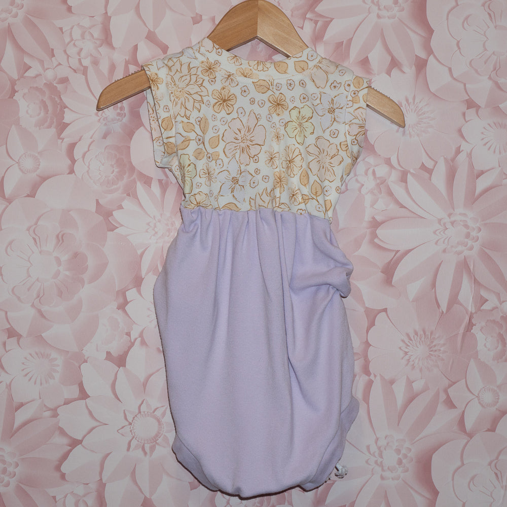 Flora/Purple Grow-With-Me Romper Size 18m-4T