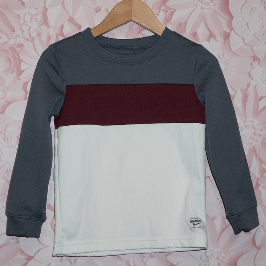 Gray Colourblock Shirt Size 4T