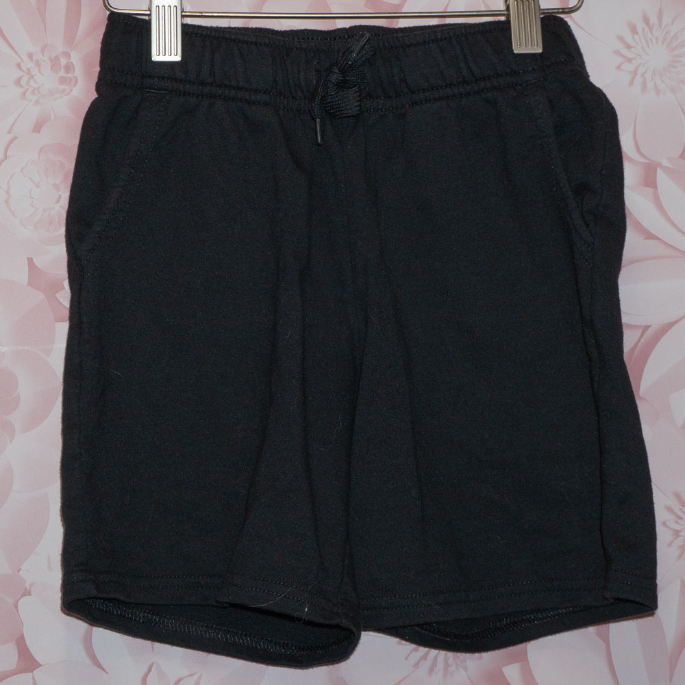 Black Track Shorts Size 6/7