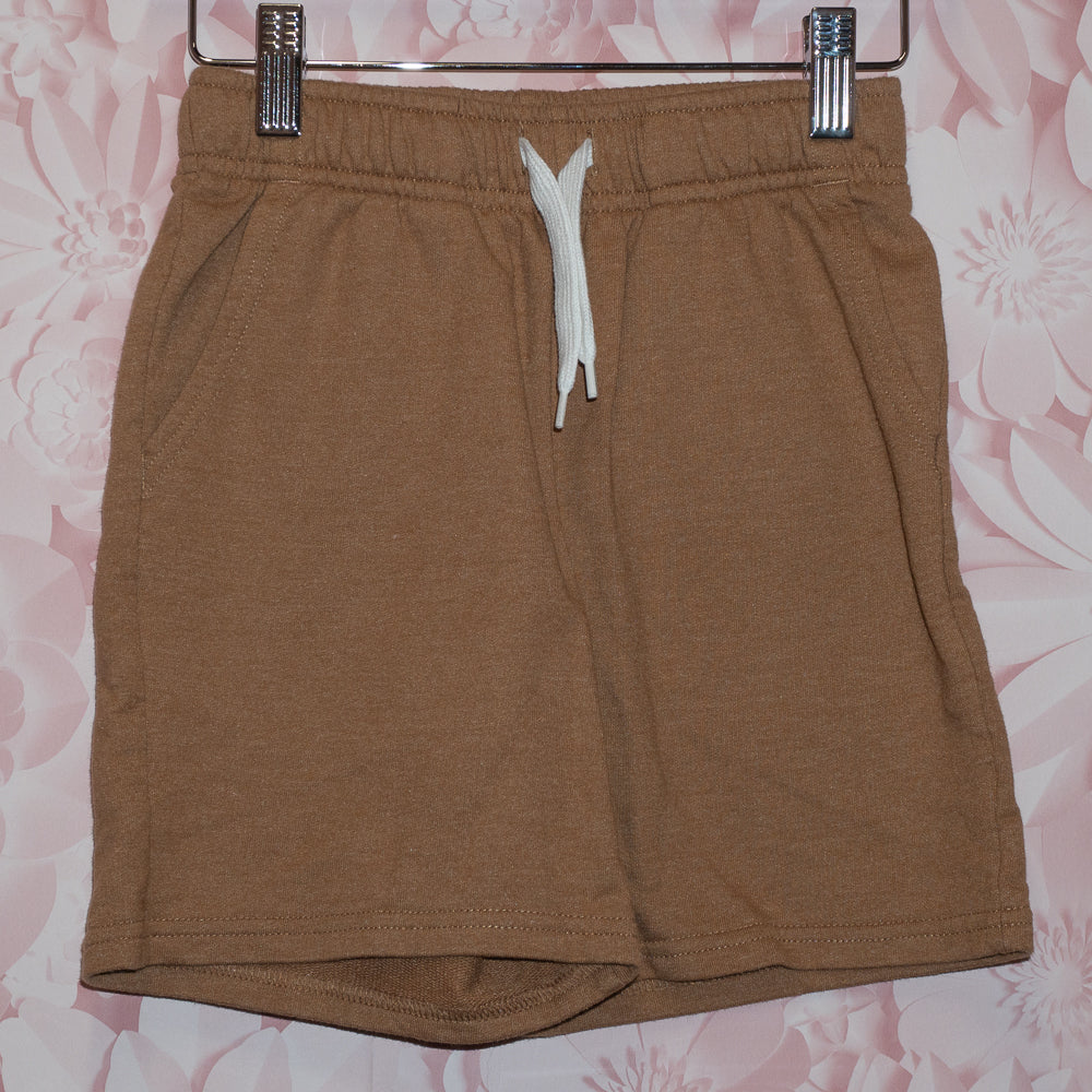 Brown Track Shorts Size 6/7