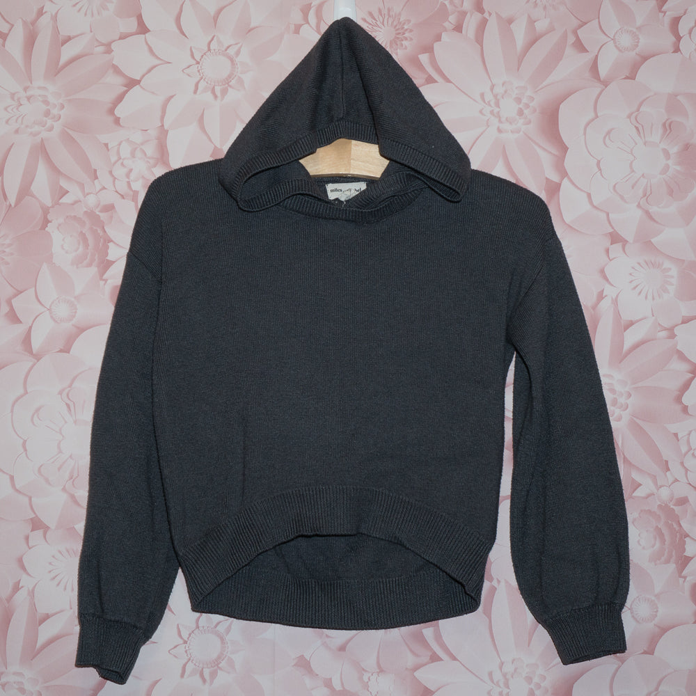 Hooded Knit Sweater Size 5/6