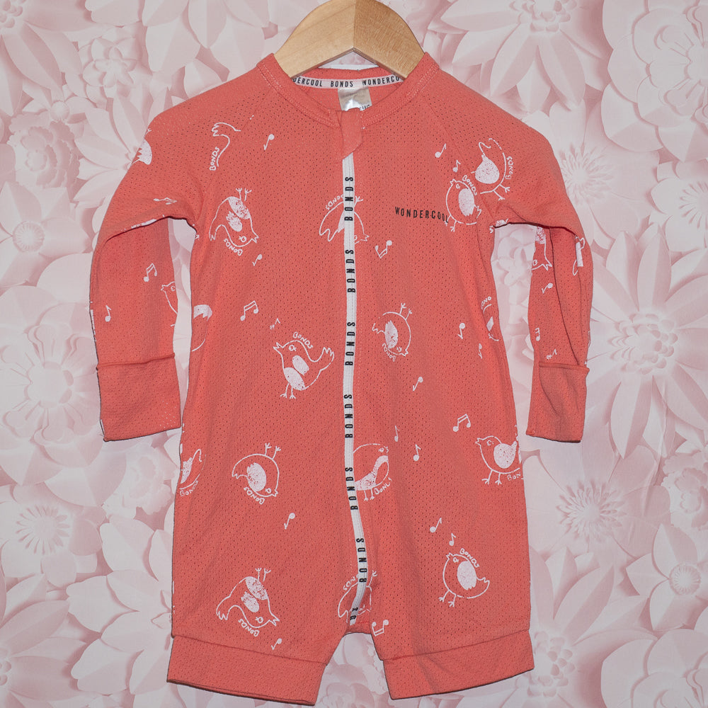 NWT Orange Birdie Bonds Cooling Suit Size 12-18m