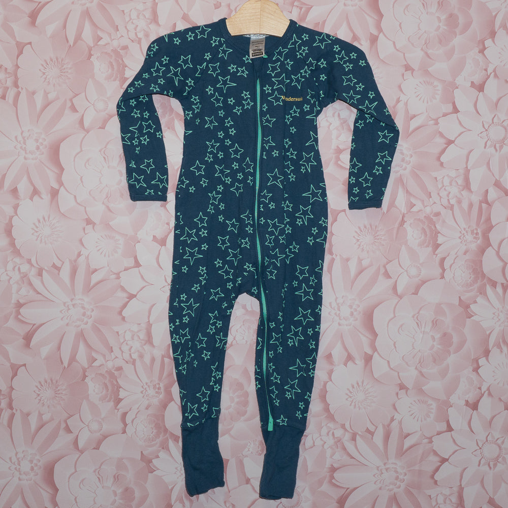 Glowing Stars Ribbed Bonds Wondersuit Size 18-24m
